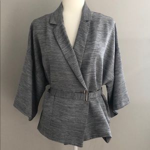 Topshop Boxy Blazer with tie